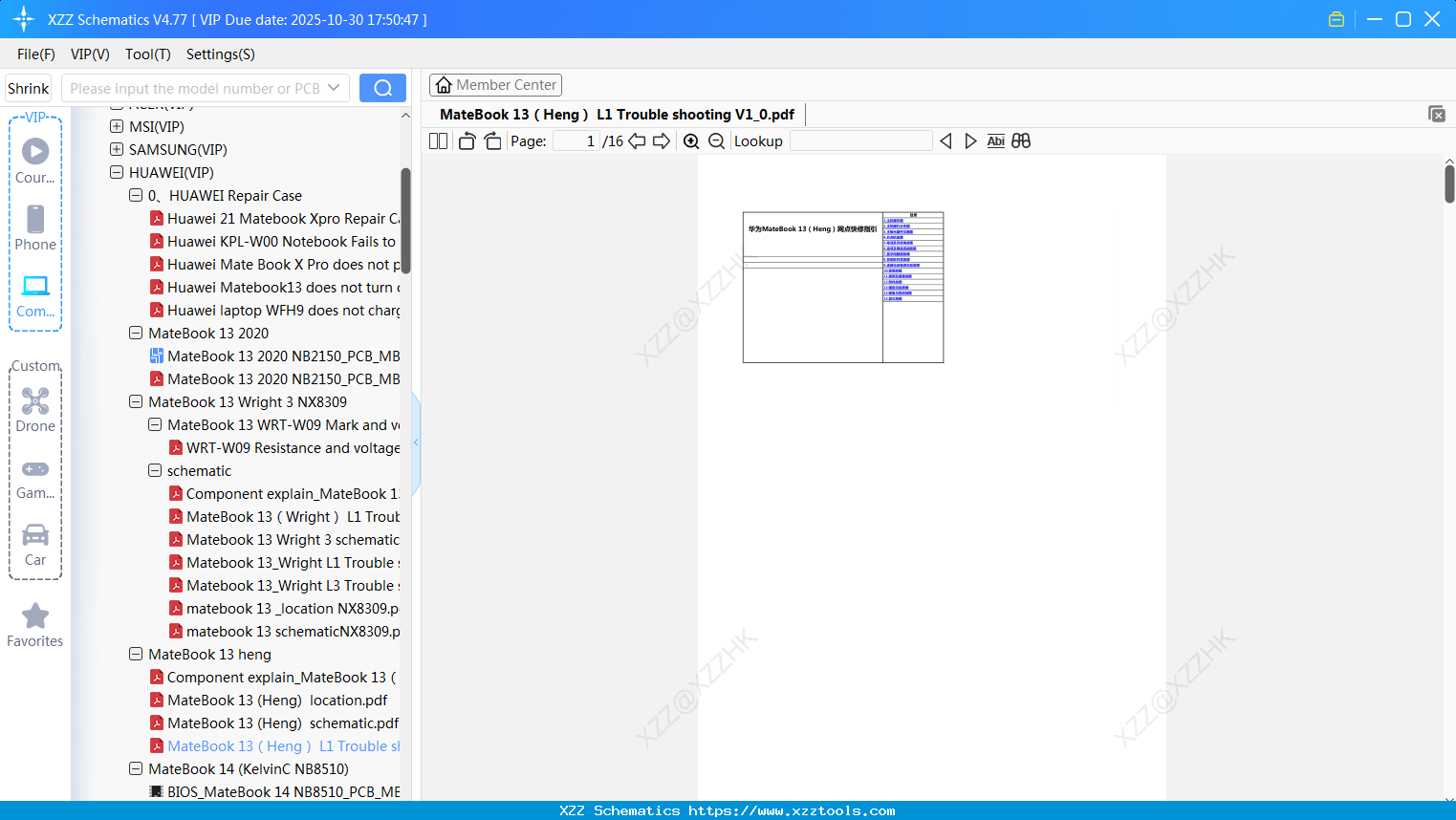 Laptop HUAWEI MateBook 13（Heng） L1 Trouble Shooting V1_0